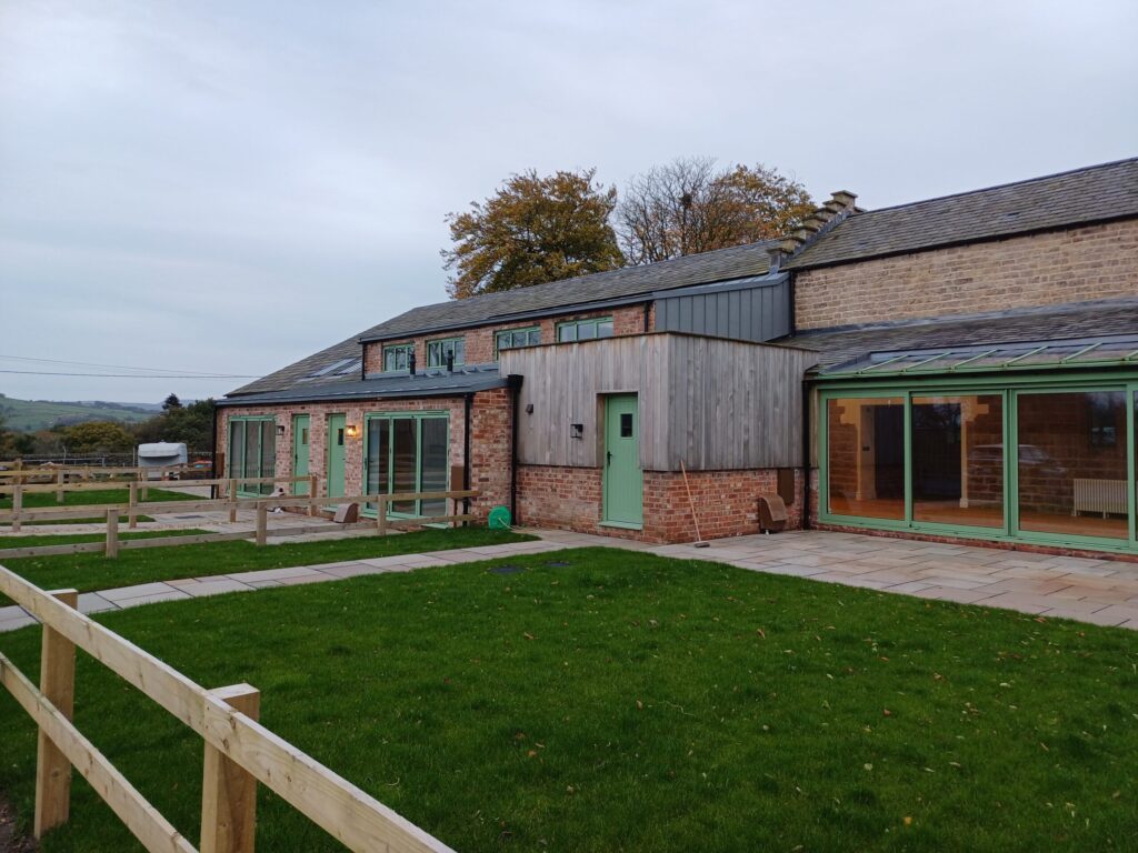 Practical Completion at Wybersley Hall Farm Barns - Chartered Quantity Surveying & Party Wall Surveying