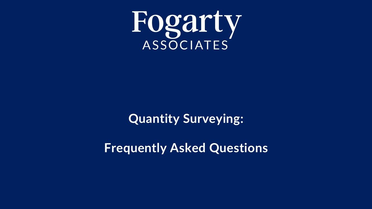 Quantity Surveying FAQ